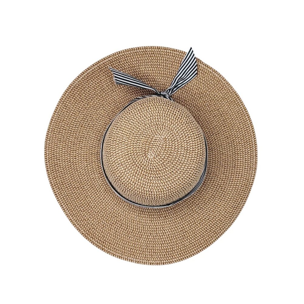 David And Young Packable Straw Beach Hat